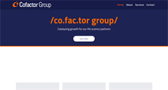 Desktop Screenshot of cofactorgroup.com